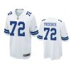 travis frederick cowboys white game jersey