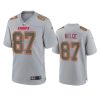travis kelce chiefs gray atmosphere fashion game jersey
