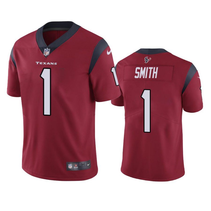 tremon smith texans jersey red vapor limited