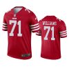 trent williams 49ers scarlet legend jersey