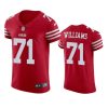 trent williams 49ers scarlet vapor elite jersey