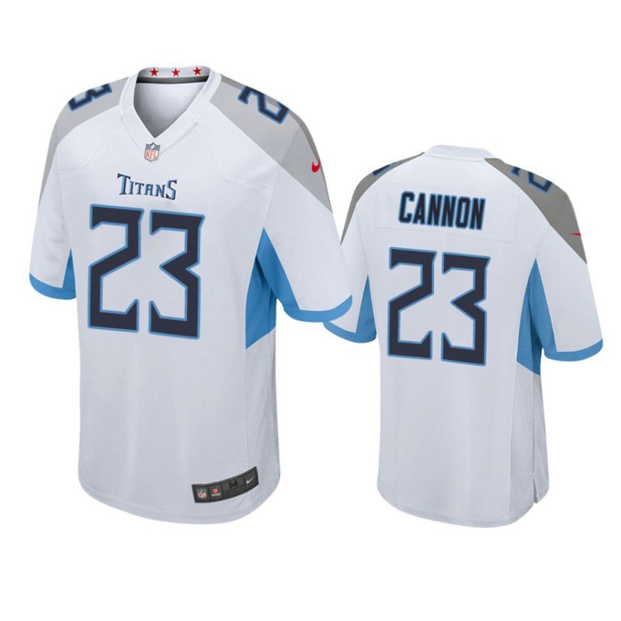 trenton cannon titans white game jersey