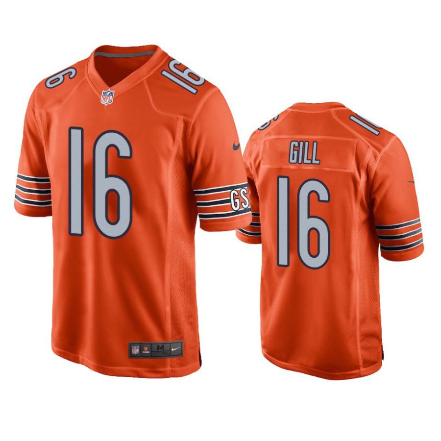 trenton gill bears orange alternate game jersey