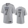 trevon diggs cowboys gray atmosphere fashion game jersey