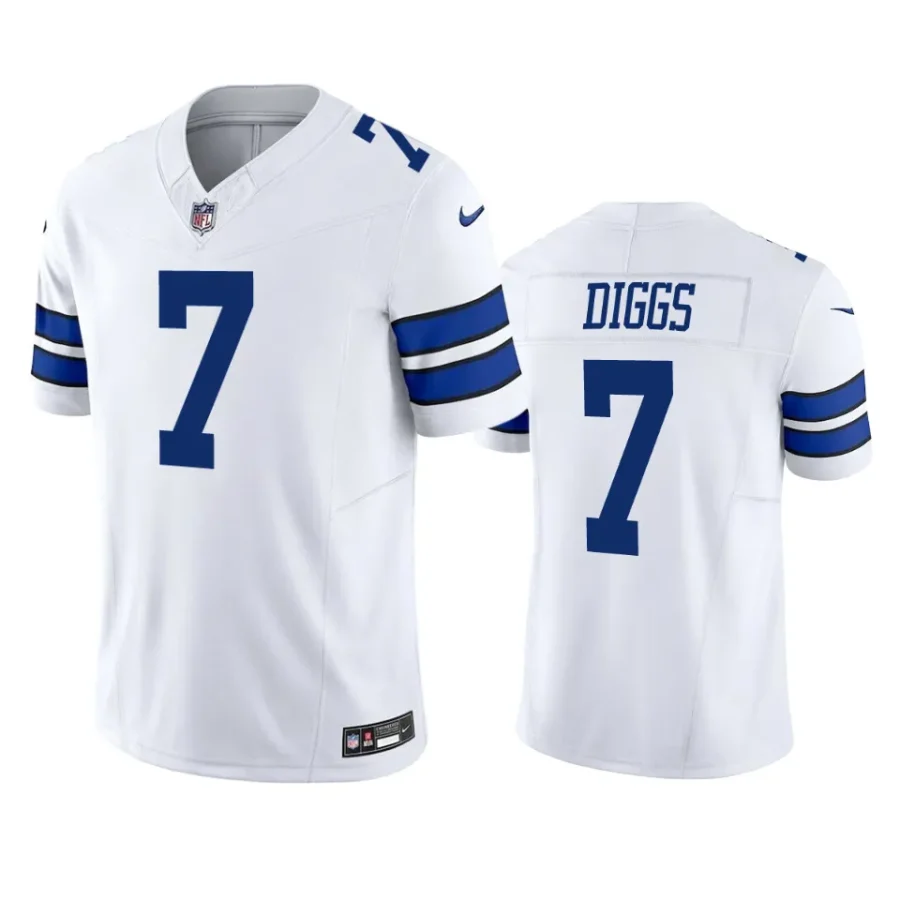 trevon diggs cowboys white vapor f.u.s.e. limited jersey