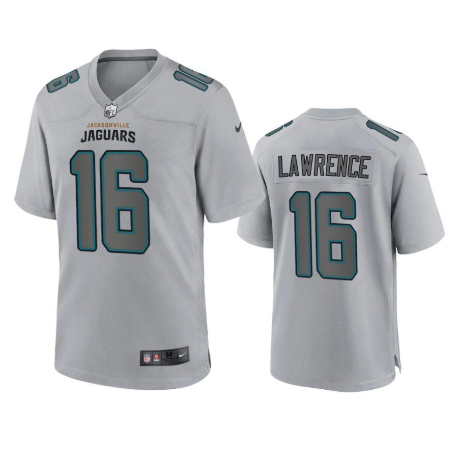 trevor lawrence jaguars gray atmosphere fashion game jersey