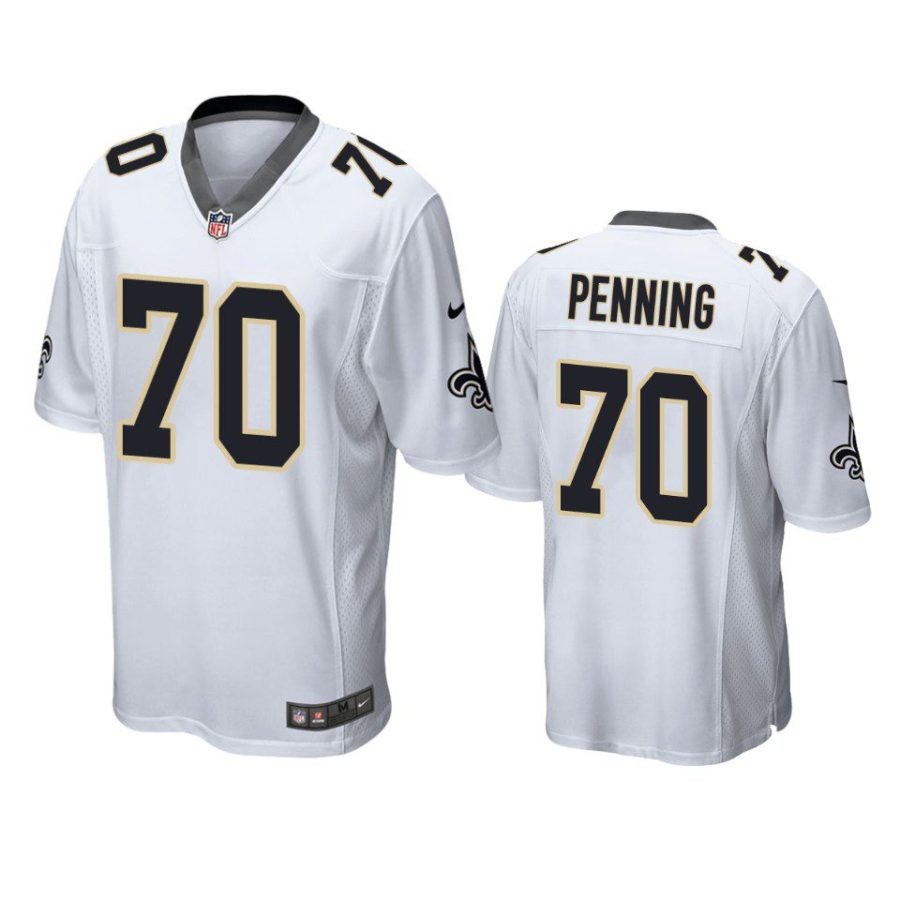 trevor penning saints white game jersey