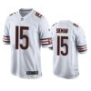 trevor siemian bears game white jersey