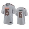 trevor siemian bears gray atmosphere fashion game jersey