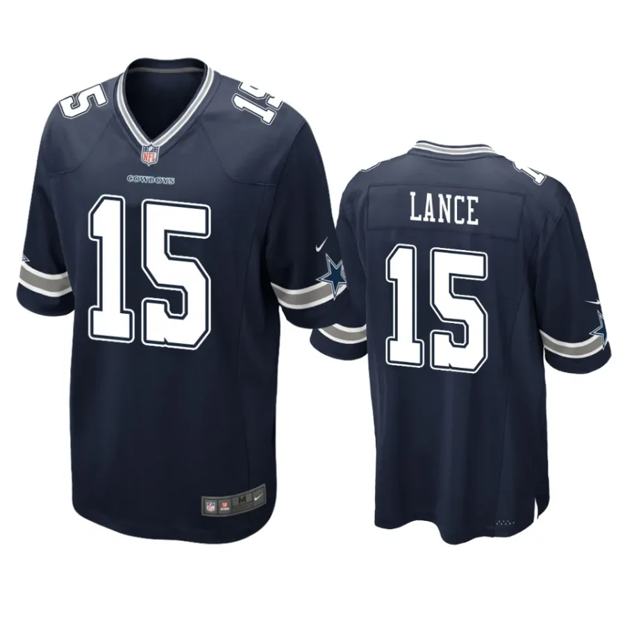 trey lance cowboys navy game jersey