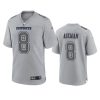 troy aikman cowboys gray atmosphere fashion game jersey