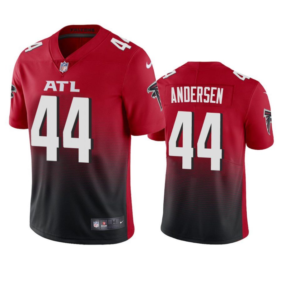 troy andersen falcons alternate vapor limited red jersey