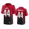 troy andersen falcons red game jersey