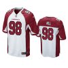 trysten hill cardinals white game jersey
