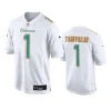 tua tagovailoa dolphins fashion game white jersey