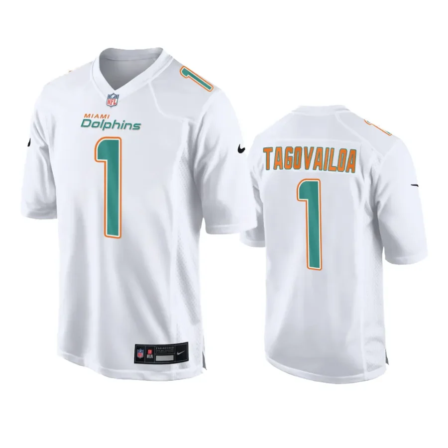 tua tagovailoa dolphins fashion game white jersey