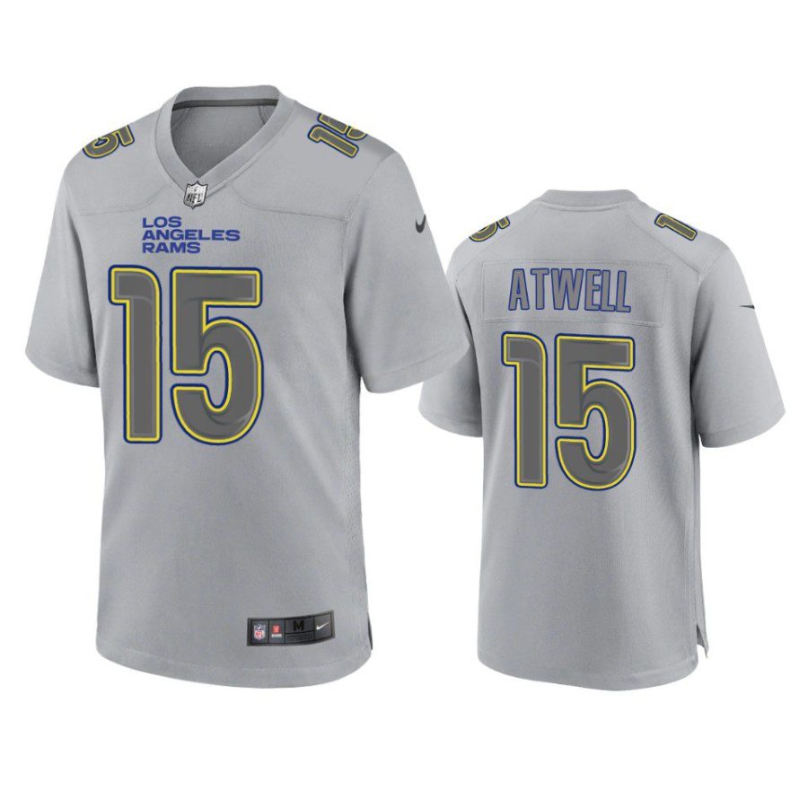 tutu atwell rams gray atmosphere fashion game jersey