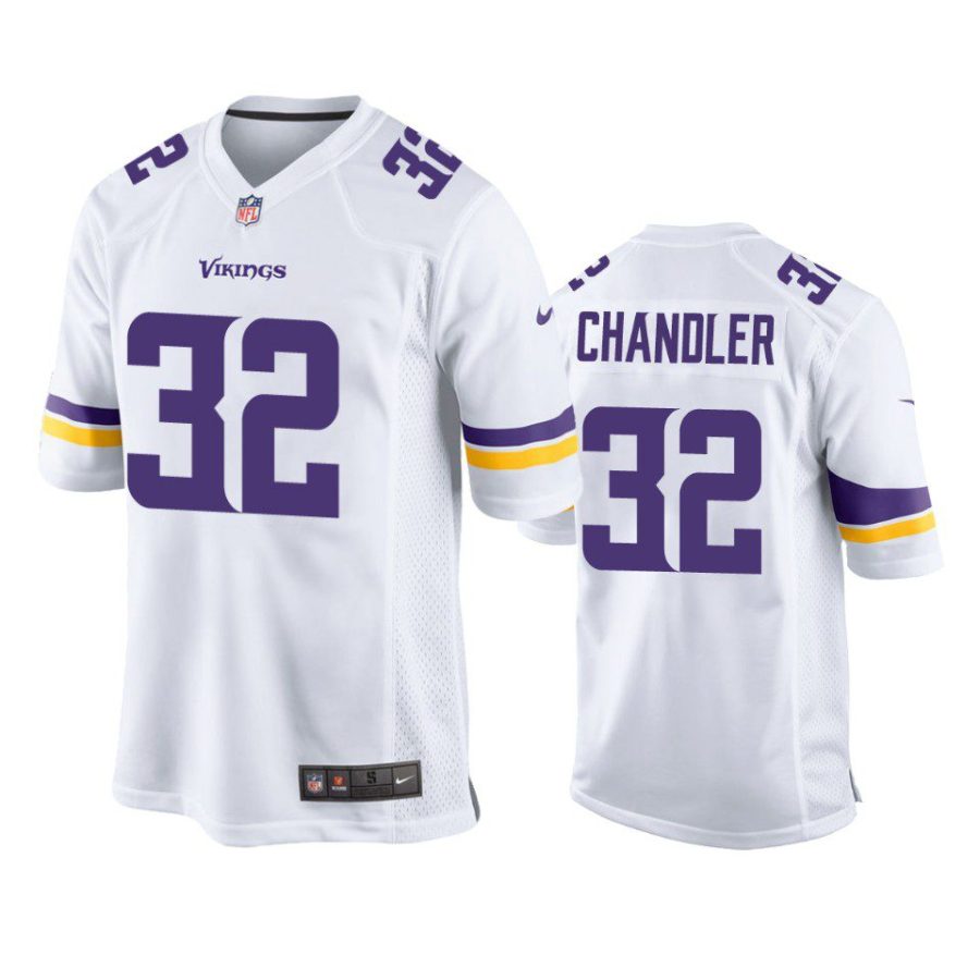 ty chandler vikings game white jersey