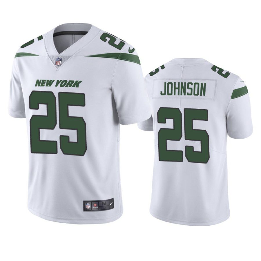 ty johnson jets white vapor jersey