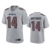 ty montgomery patriots atmosphere fashion game gray jersey