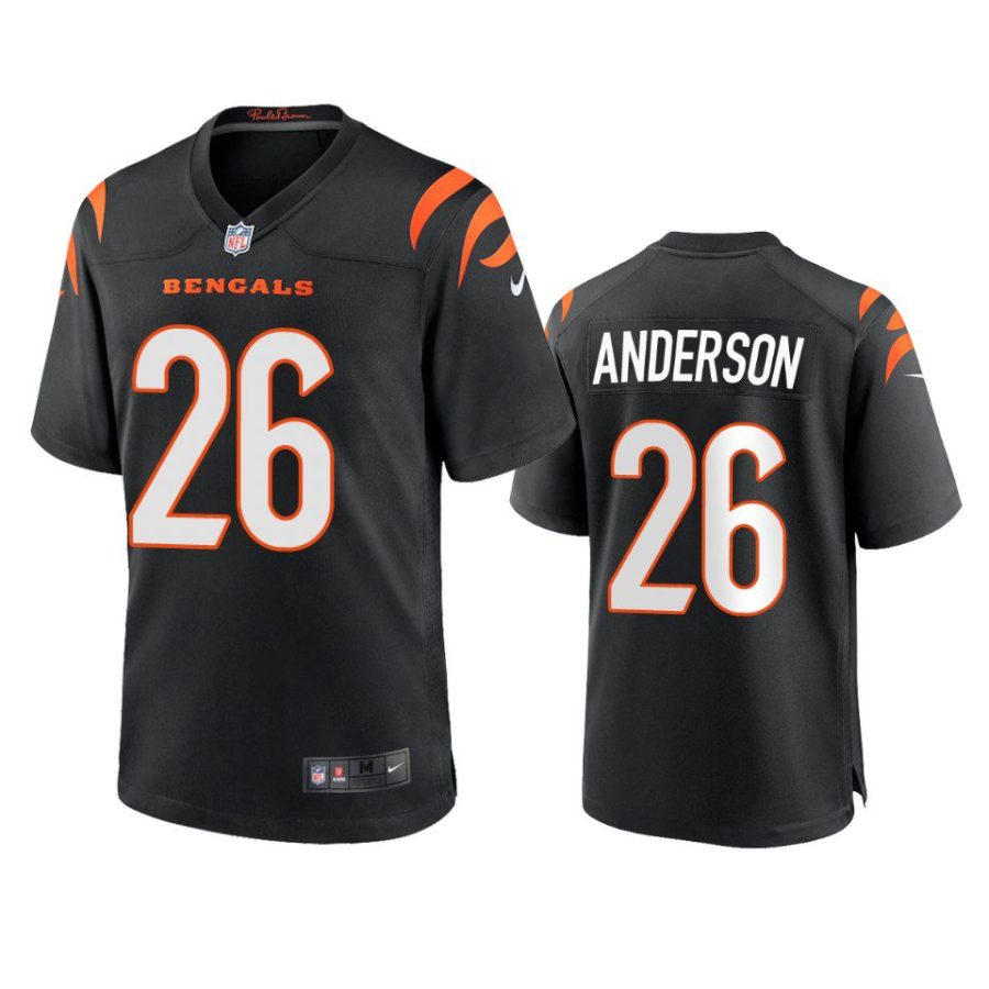 tycen anderson bengals game black jersey