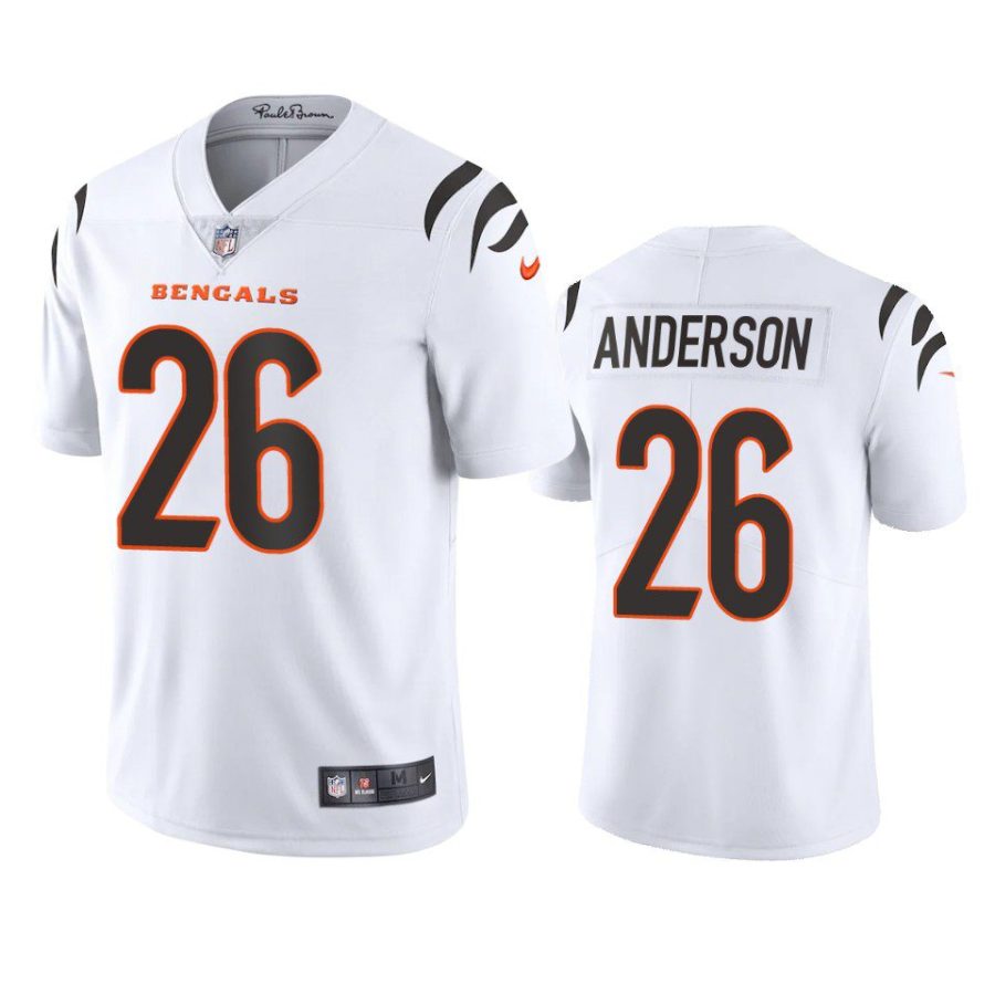 tycen anderson bengals vapor limited white jersey