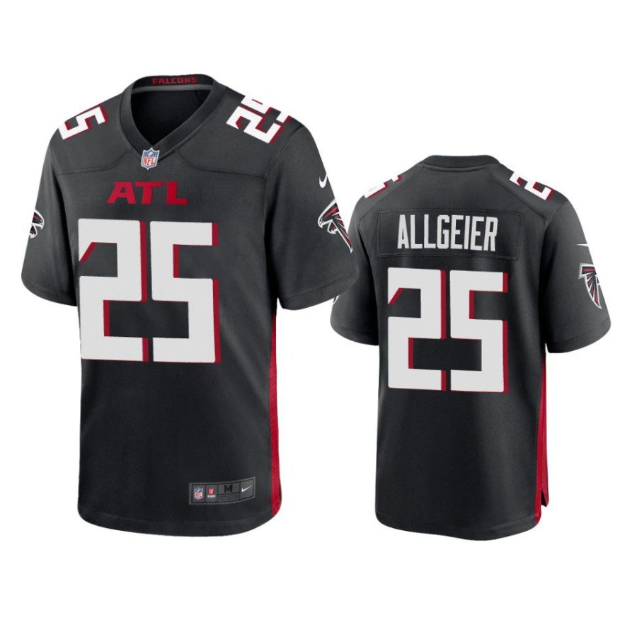 tyler allgeier falcons black game jersey