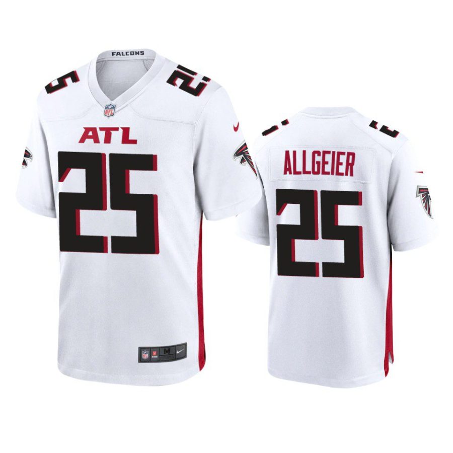 tyler allgeier falcons white game jersey