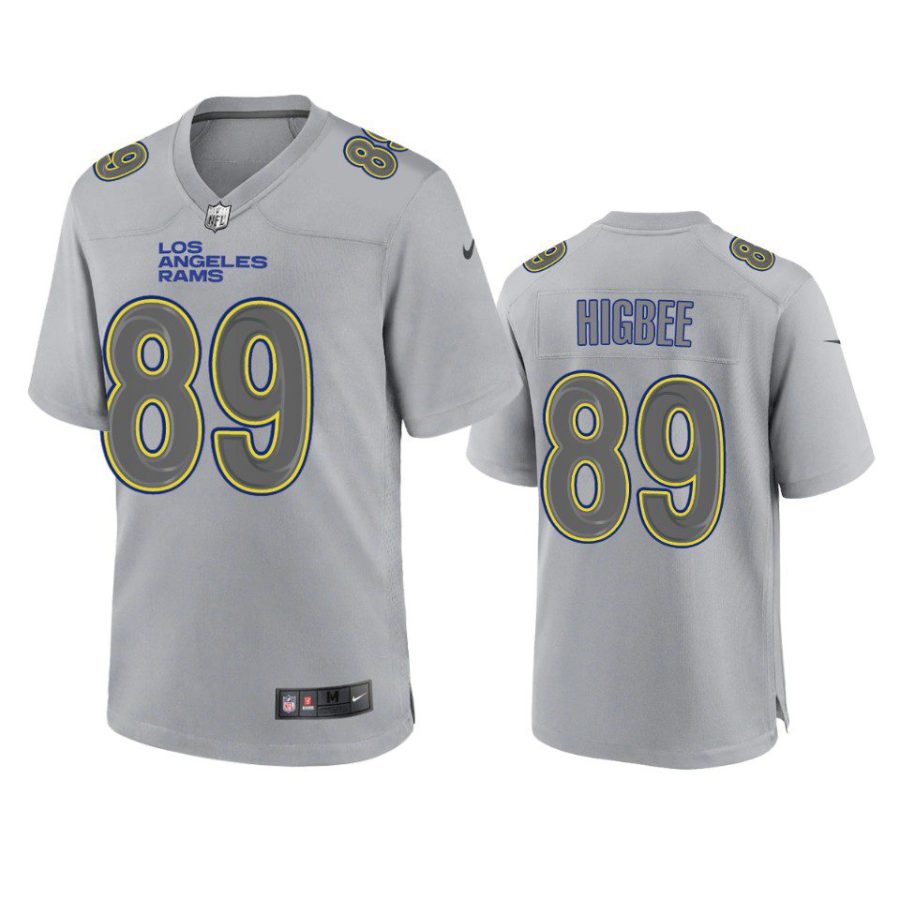 tyler higbee rams gray atmosphere fashion game jersey