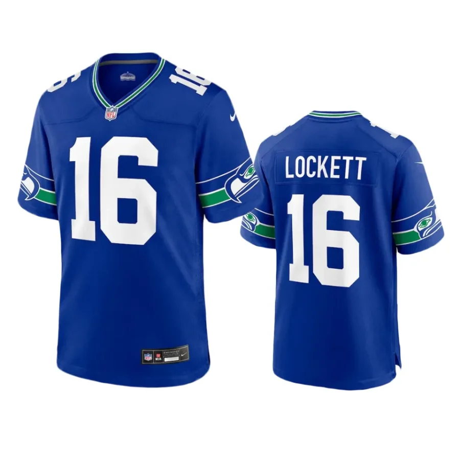 tyler lockett seahawks throwback game royal jersey