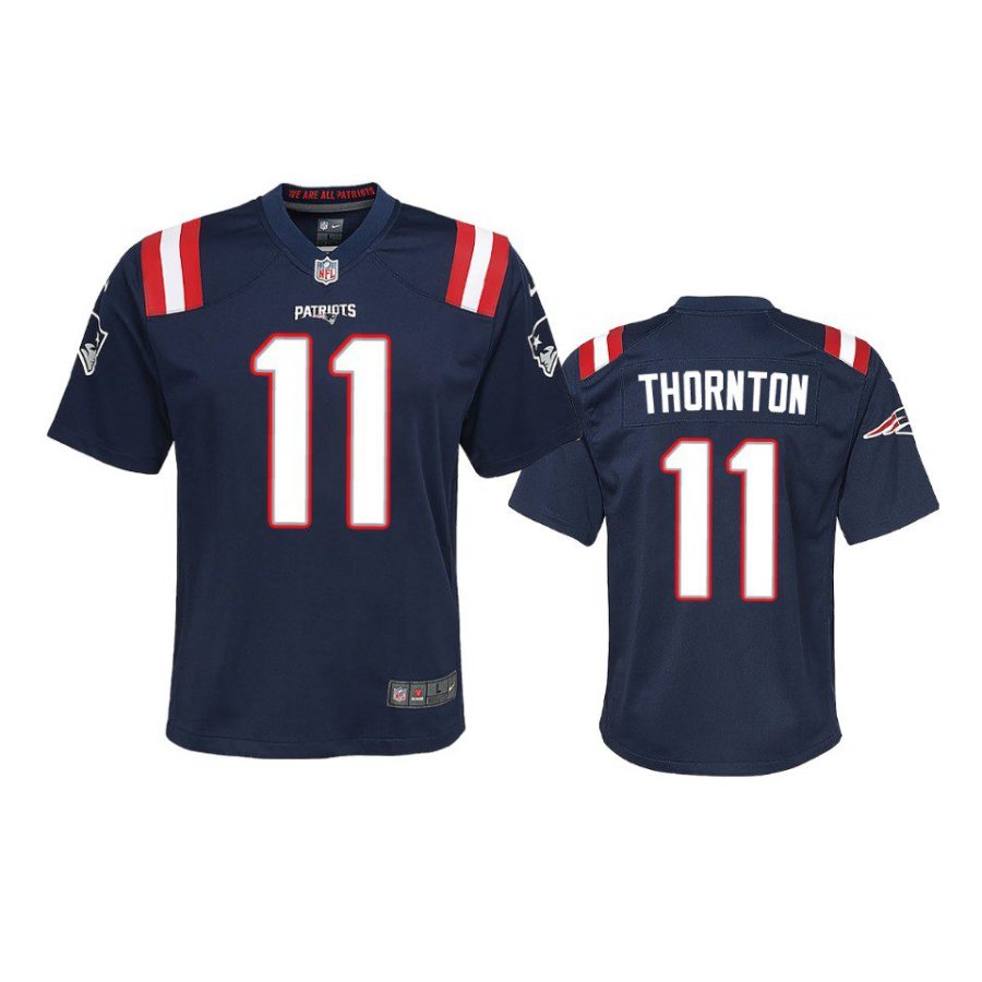 tyquan thornton game youth navy jersey