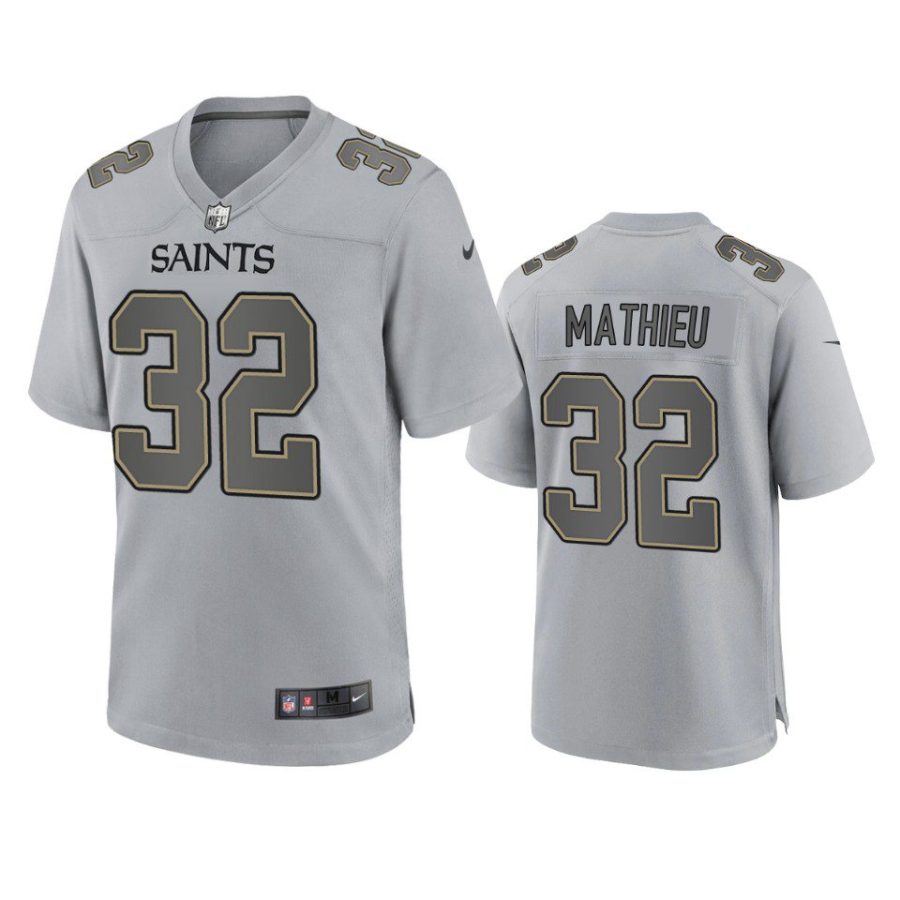 tyrann mathieu saints gray atmosphere fashion game jersey