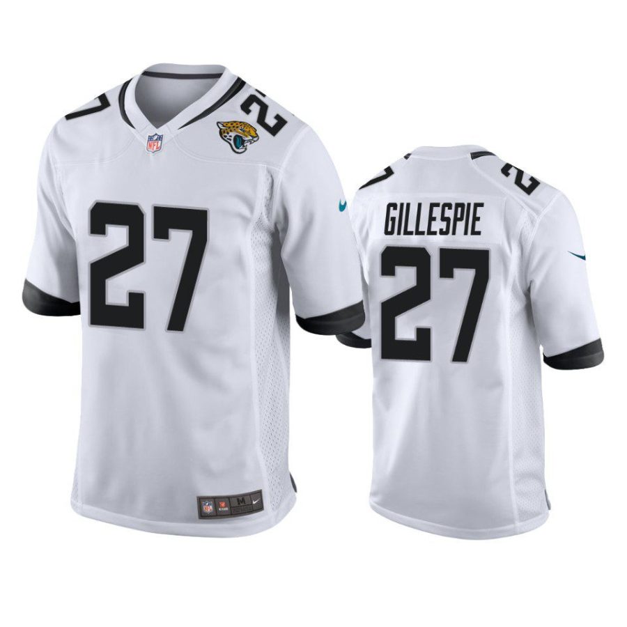 tyree gillespie jaguars white game jersey