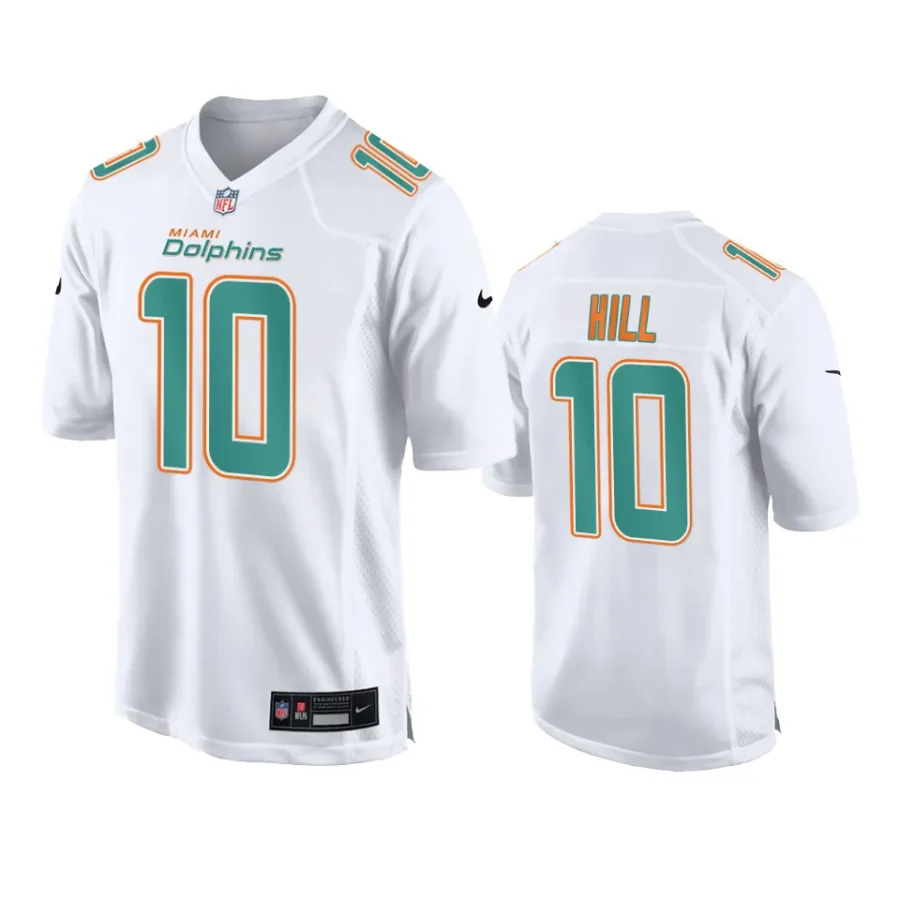 tyreek hill dolphins fashion game white jersey