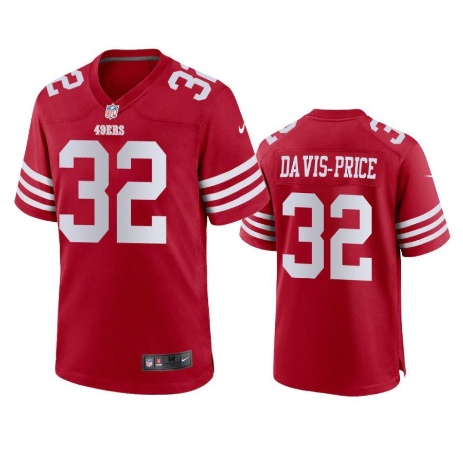 tyrion davis price 49ers game scarlet jersey