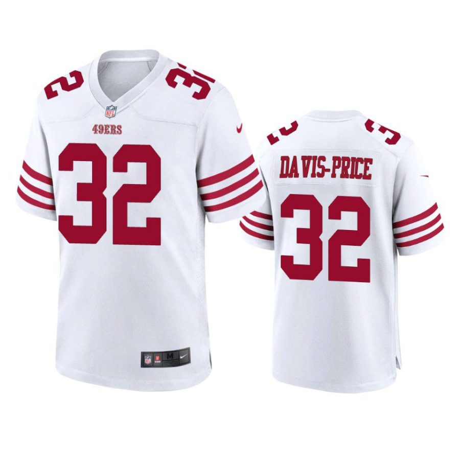 tyrion davis price 49ers game white jersey