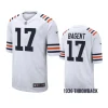 tyson bagent bears white 1936 throwback jersey