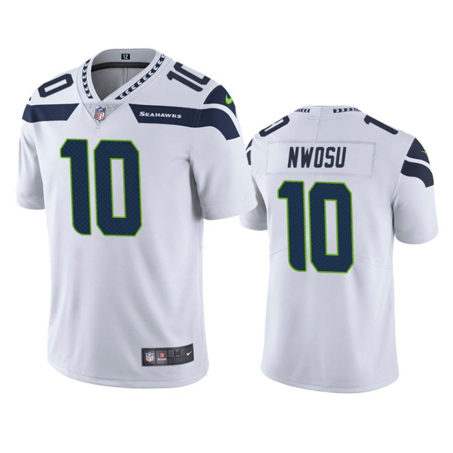 uchenna nwosu seahawks white vapor jersey