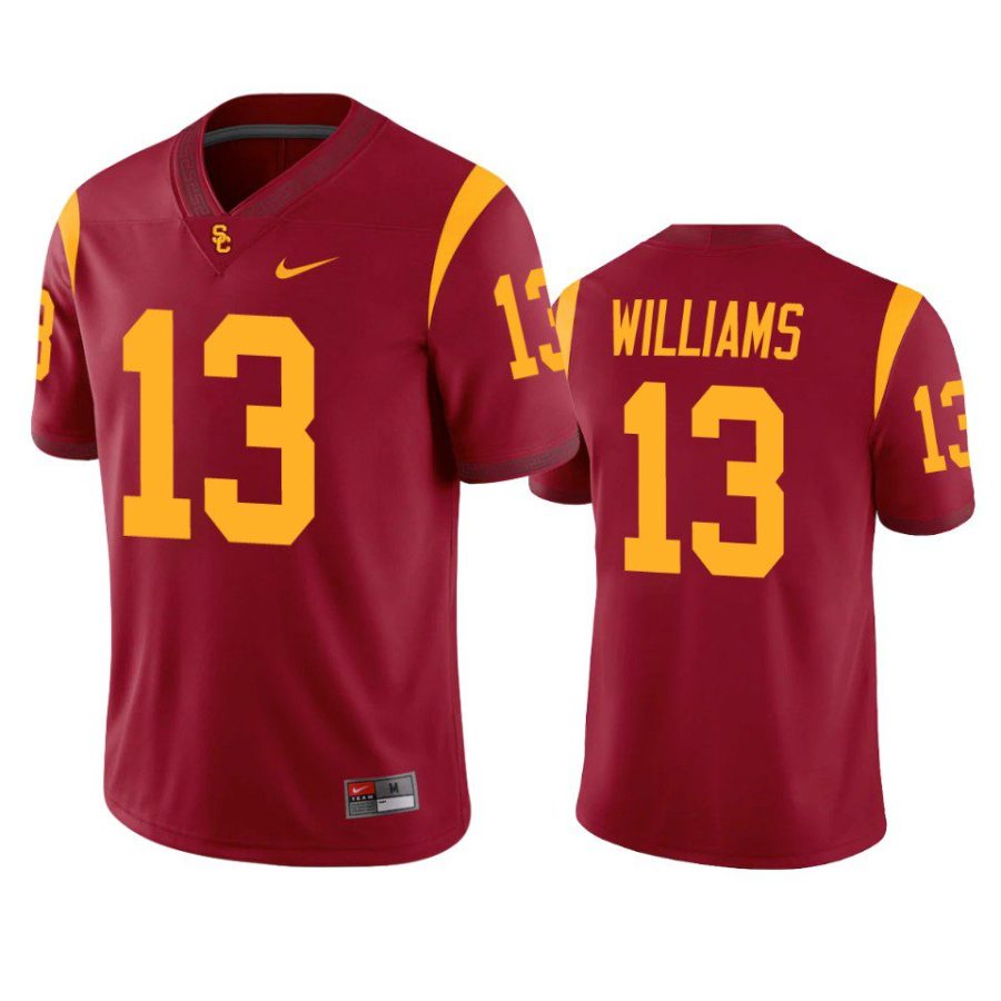 usc trojans caleb williams cardinal game jersey