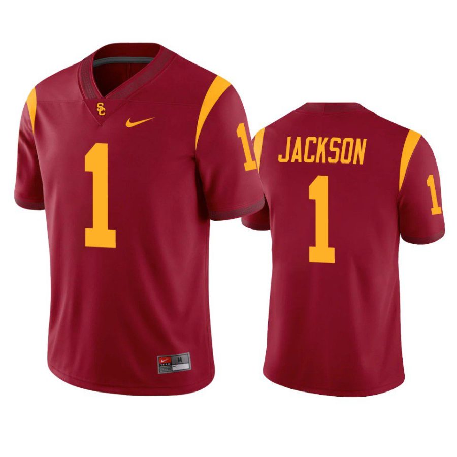 usc trojans domani jackson cardinal game jersey