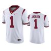 usc trojans domani jackson white game jersey