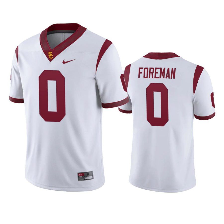 usc trojans korey foreman white game jersey