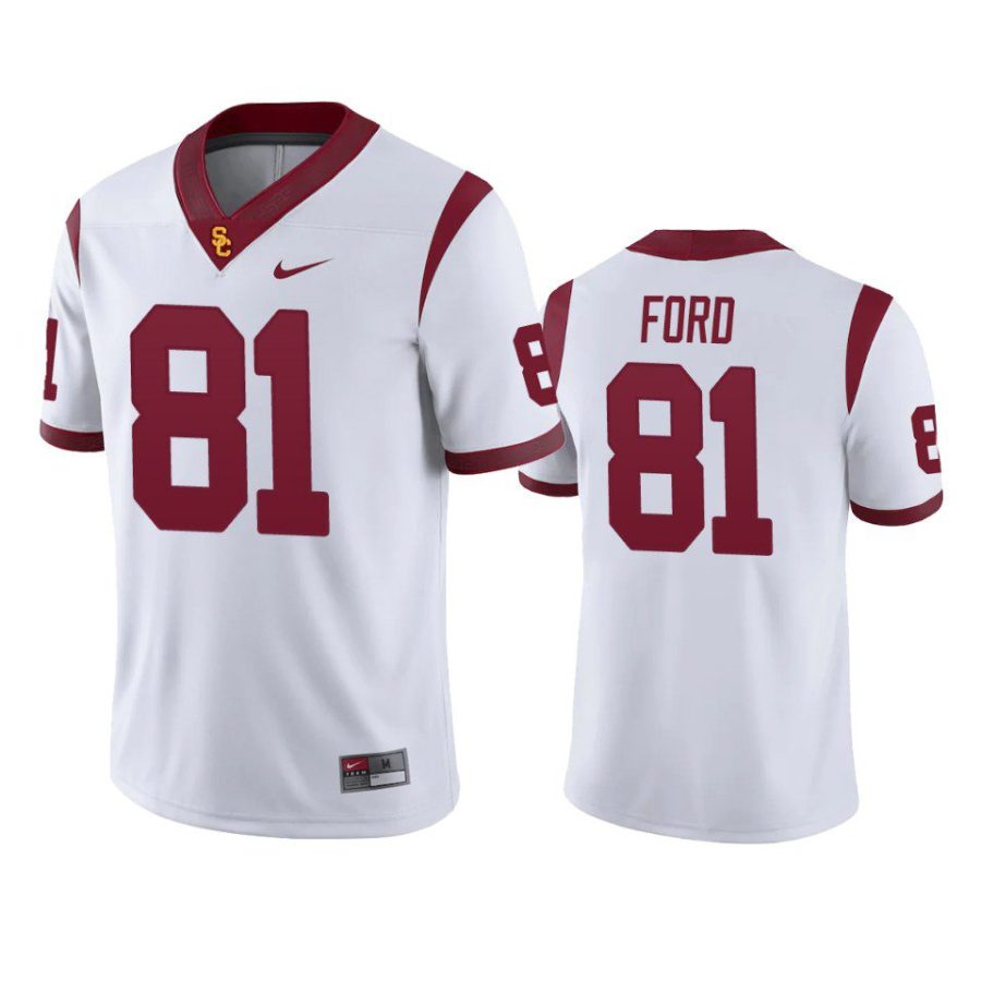 usc trojans kyle ford white game jersey