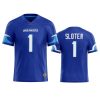 usfl breakers kyle sloter blue replica jersey