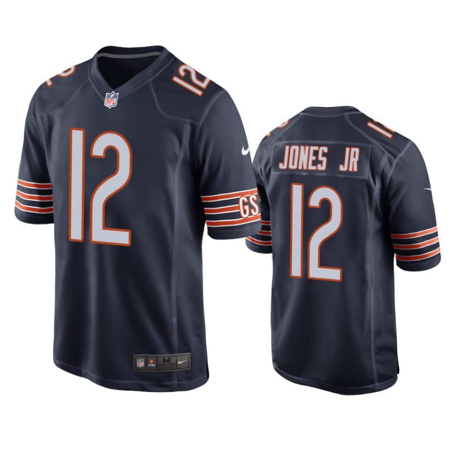 velus jones jr. bears game navy jersey