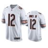 velus jones jr. bears game white jersey