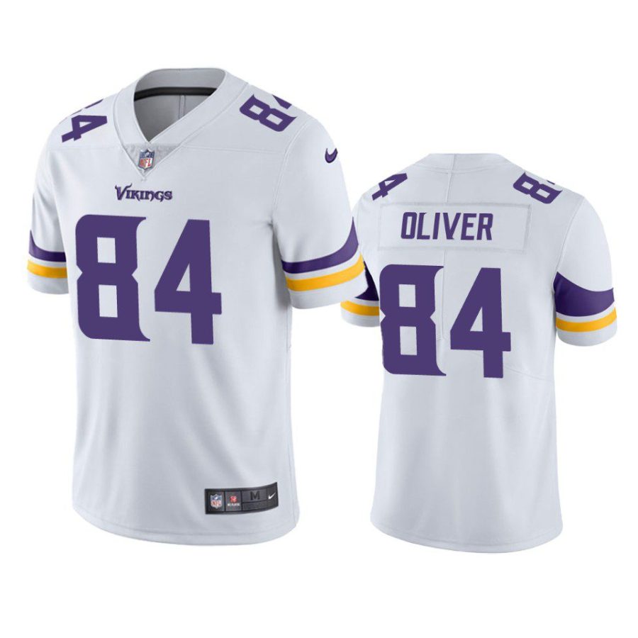 vikings josh oliver white vapor limited jersey