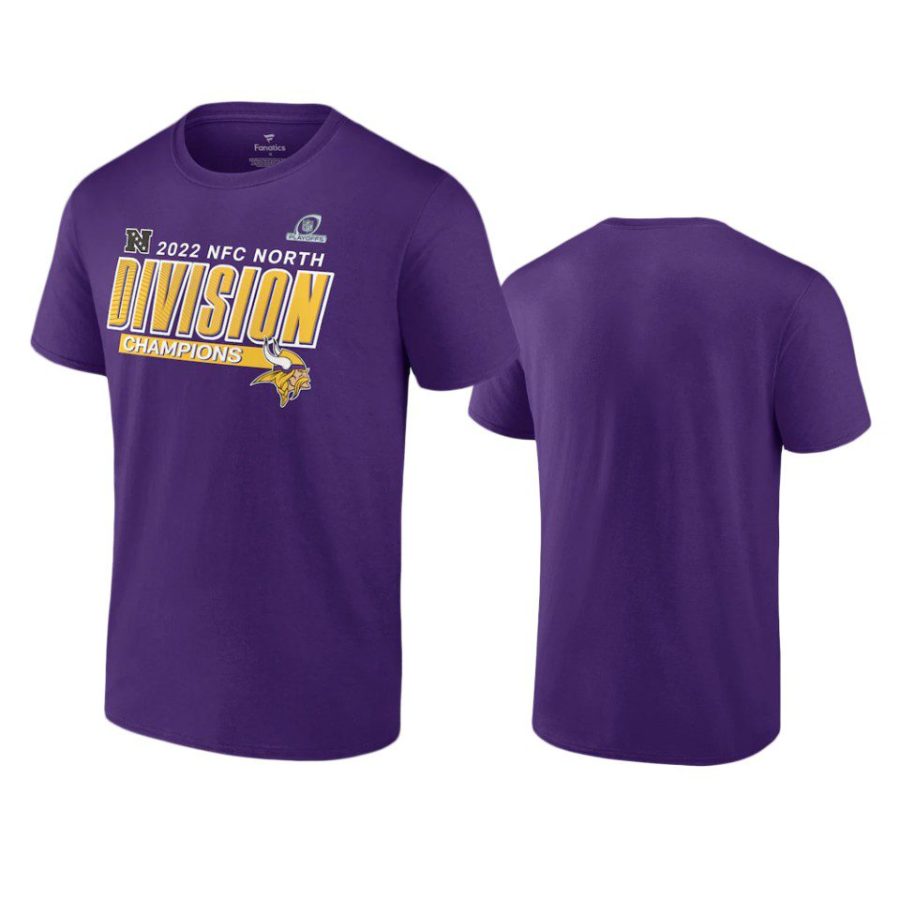 vikings purple 2022 nfc north division champions divide conquer t shirt