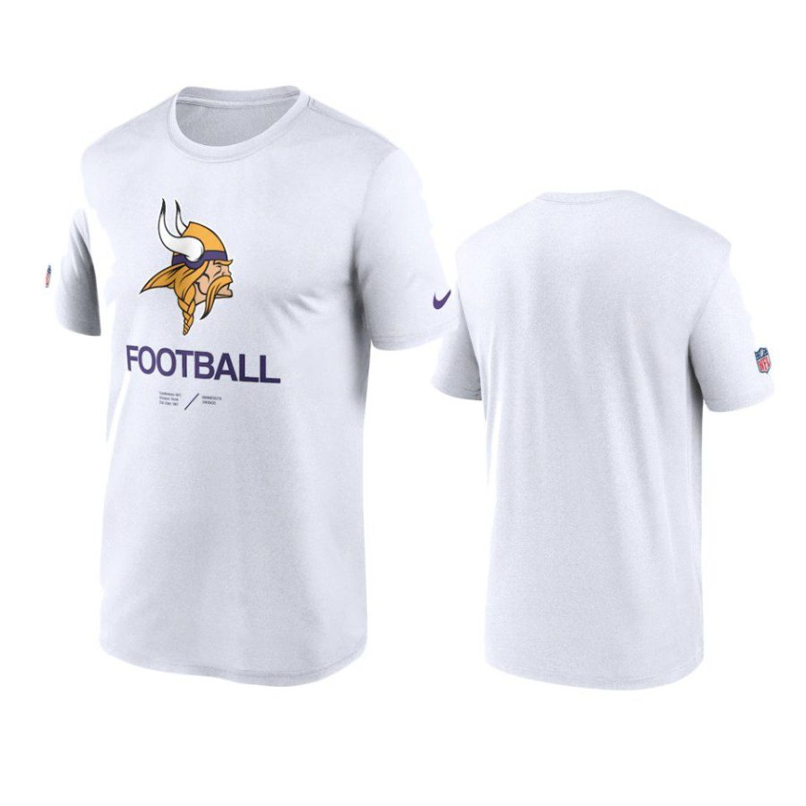 vikings white infographic performance t shirt