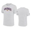 vikings white velocity athletic stack performance t shirt